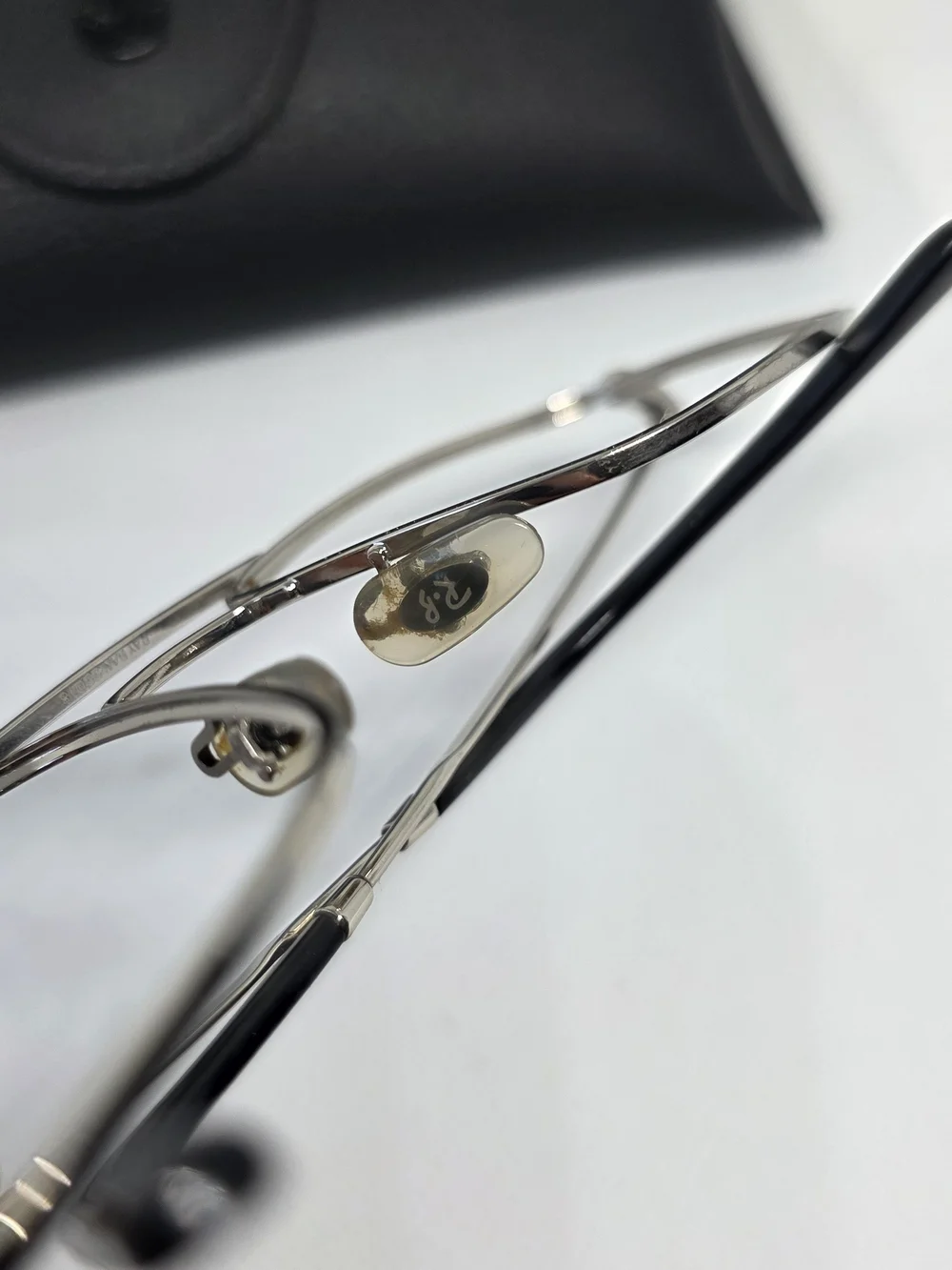 Ray-Ban RB 6434 Silver Metal Aviator Glasses Frames with Black Temples - Picture 5 of 7